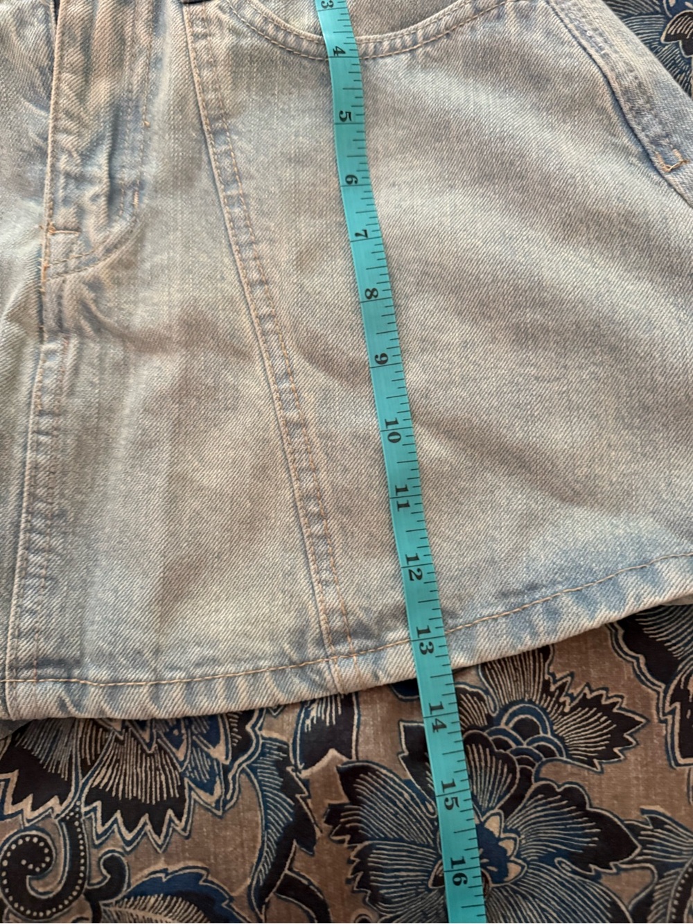 We the Free Hometowns Denim Skirt size 26 NWT - Picture 6 of 6